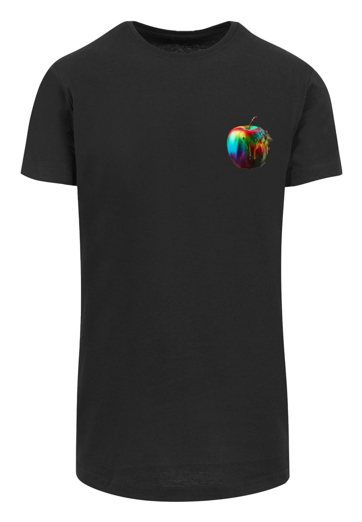 F4NT4STIC Rainbow Apple - T-Shirt Print - Schwarz 8 F4NT4STIC Rainbow Apple - T-Shirt Print - Schwarz - Afbeelding 6