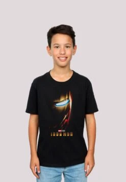 F4NT4STIC Marvel Studios Iron Man Poster - Superhelden Iron Man Ca - T-Shirt Print - Black