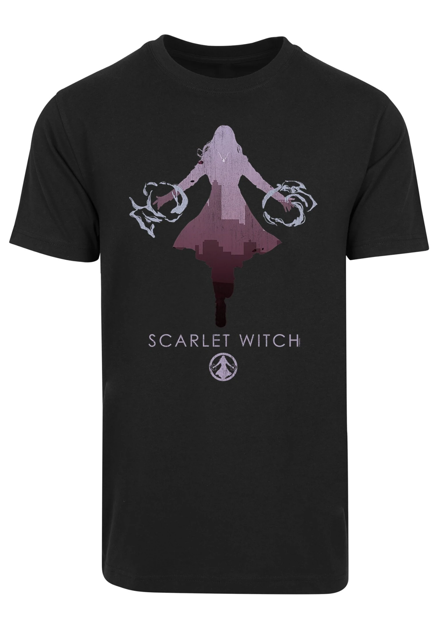F4NT4STIC Marvel Universe Scarlet Witch - Premium Superhelden Iron Man Cap - T-Shirt Print - Black 4 F4NT4STIC Marvel Universe Scarlet Witch - Premium Superhelden Iron Man Cap - T-Shirt Print - Black - Afbeelding 2