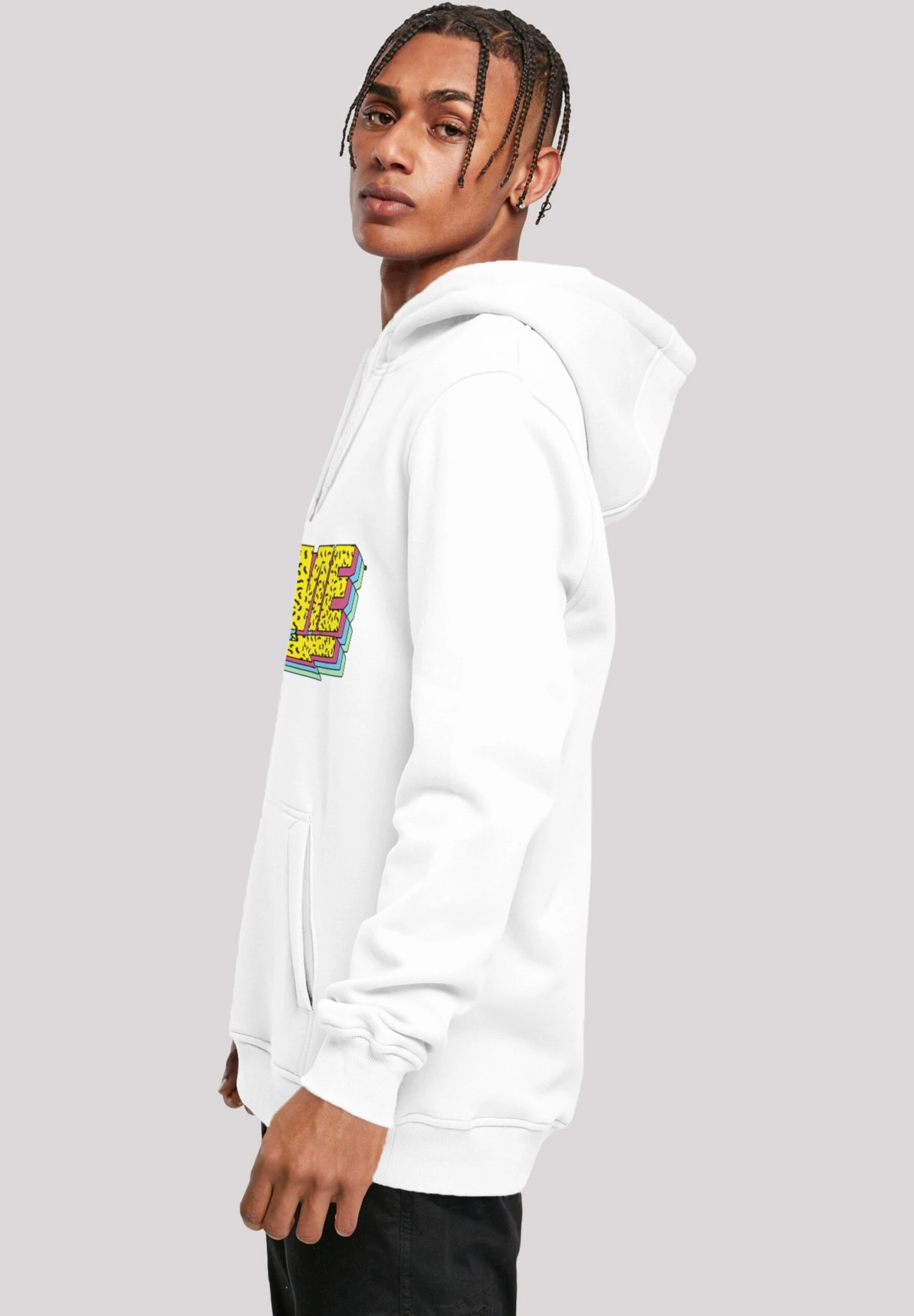 F4NT4STIC David Bowie Moonlight 90S Logo - Hoodie - White 7 F4NT4STIC David Bowie Moonlight 90S Logo - Hoodie - White - Afbeelding 5