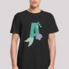 F4NT4STIC Disney Alphabet A Is For Arielle Die Meerjungfrau - T-Shirt Print - Black 2 F4NT4STIC Disney Alphabet A Is For Arielle Die Meerjungfrau - T-Shirt Print - Black -F4Nt4Stic 992effbcb958435ca4433ae30b128c5b