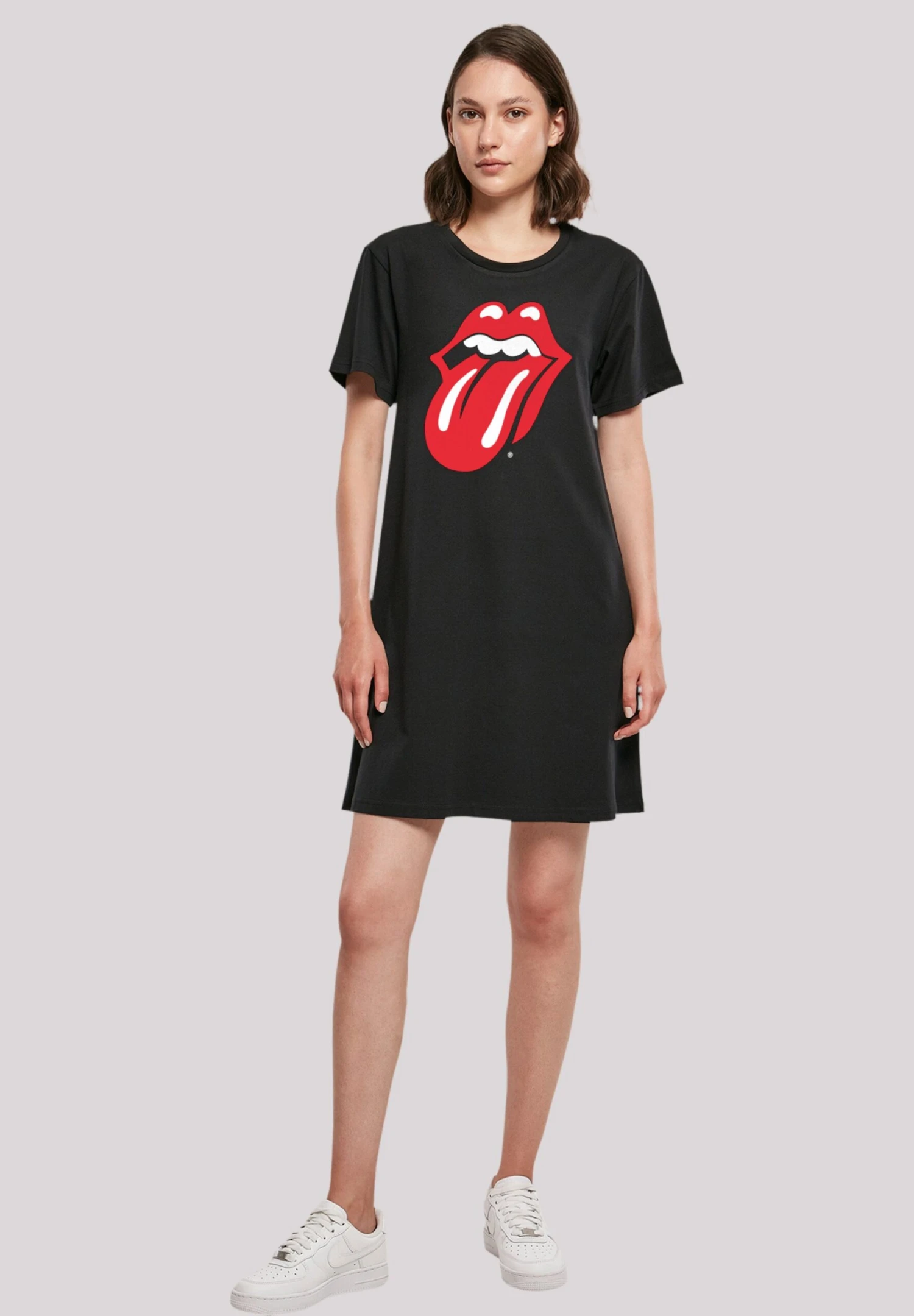 F4NT4STIC The Rolling Stones Zunge - Jerseyjurk - Schwarz 4 F4NT4STIC The Rolling Stones Zunge - Jerseyjurk - Schwarz - Afbeelding 2
