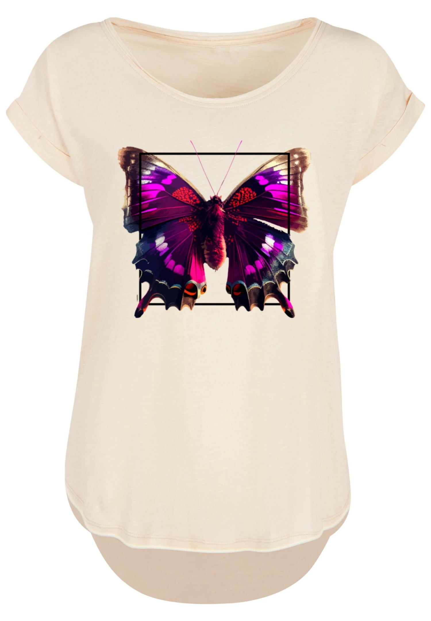 F4NT4STIC Long Tee - T-Shirt Print - Whitesand 8 F4NT4STIC Long Tee - T-Shirt Print - Whitesand - Afbeelding 6