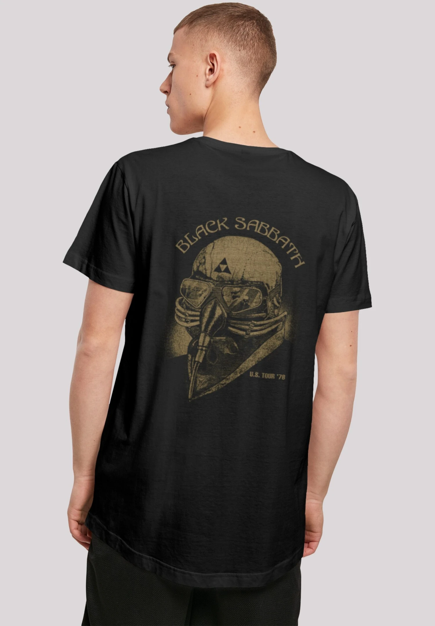 F4NT4STIC Black Sabbath Metal Band Us Tour 1978 Black Zip - T-Shirt Print - Black 5 F4NT4STIC Black Sabbath Metal Band Us Tour 1978 Black Zip - T-Shirt Print - Black - Afbeelding 3