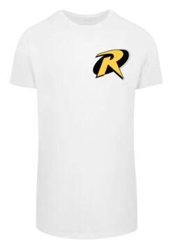 F4NT4STIC Dc Comics Batman Robin Logo - T-Shirt Print - White -F4Nt4Stic 9c15d24cb5704139b8dd2055c6eb85f5