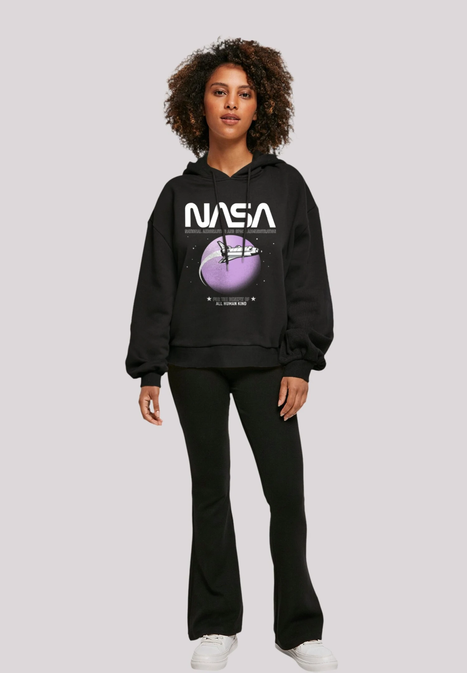 F4NT4STIC Nasa Shuttle Orbit Oversize- Hoodie - Schwarz 4 F4NT4STIC Nasa Shuttle Orbit Oversize- Hoodie - Schwarz - Afbeelding 2