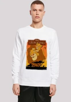 F4NT4STIC Disney König Der Löwen Simba Und Mufasa - Longsleeve - White