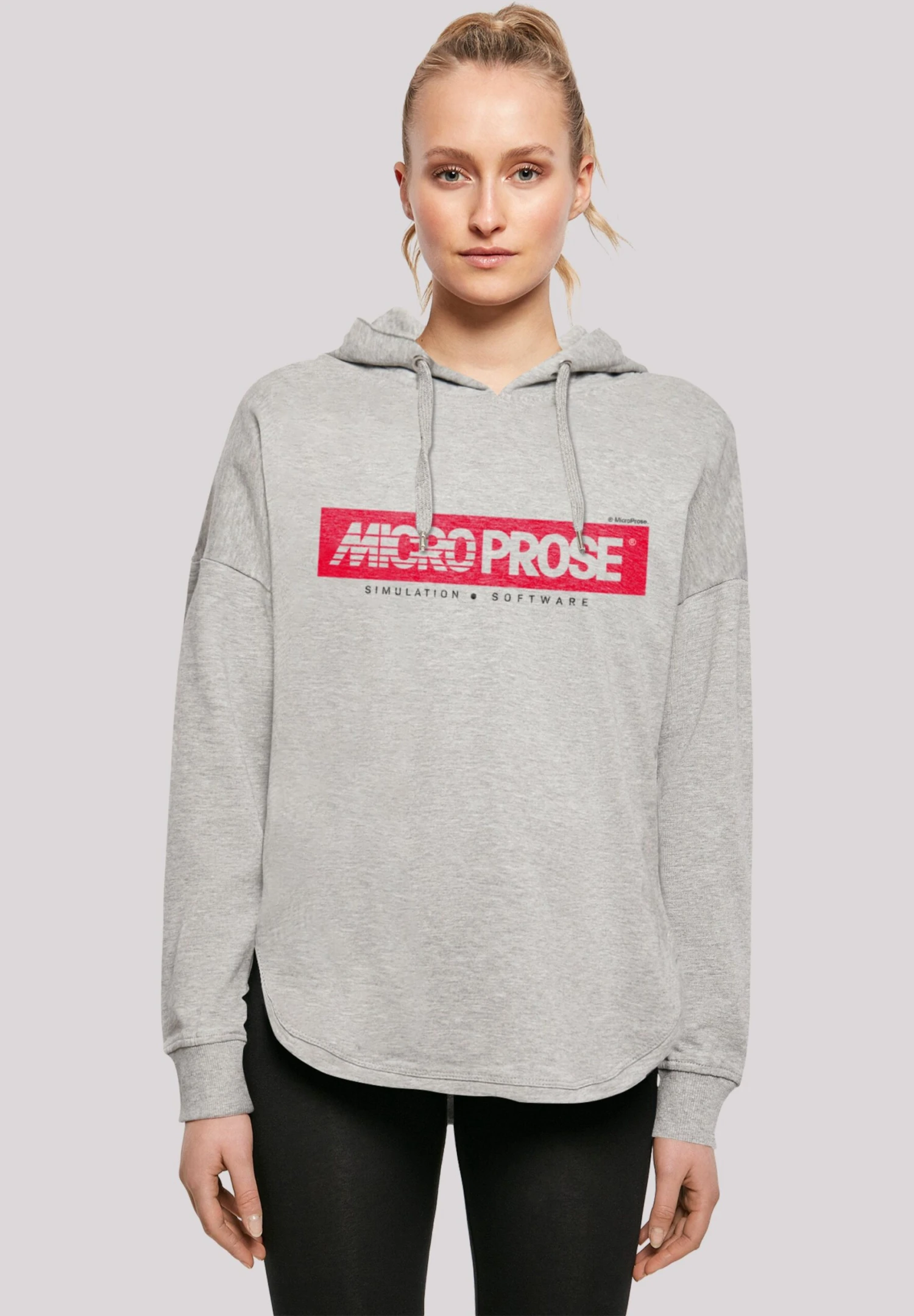 F4NT4STIC Retro Gaming Microprose - Hoodie - Grey 3 F4NT4STIC Retro Gaming Microprose - Hoodie - Grey