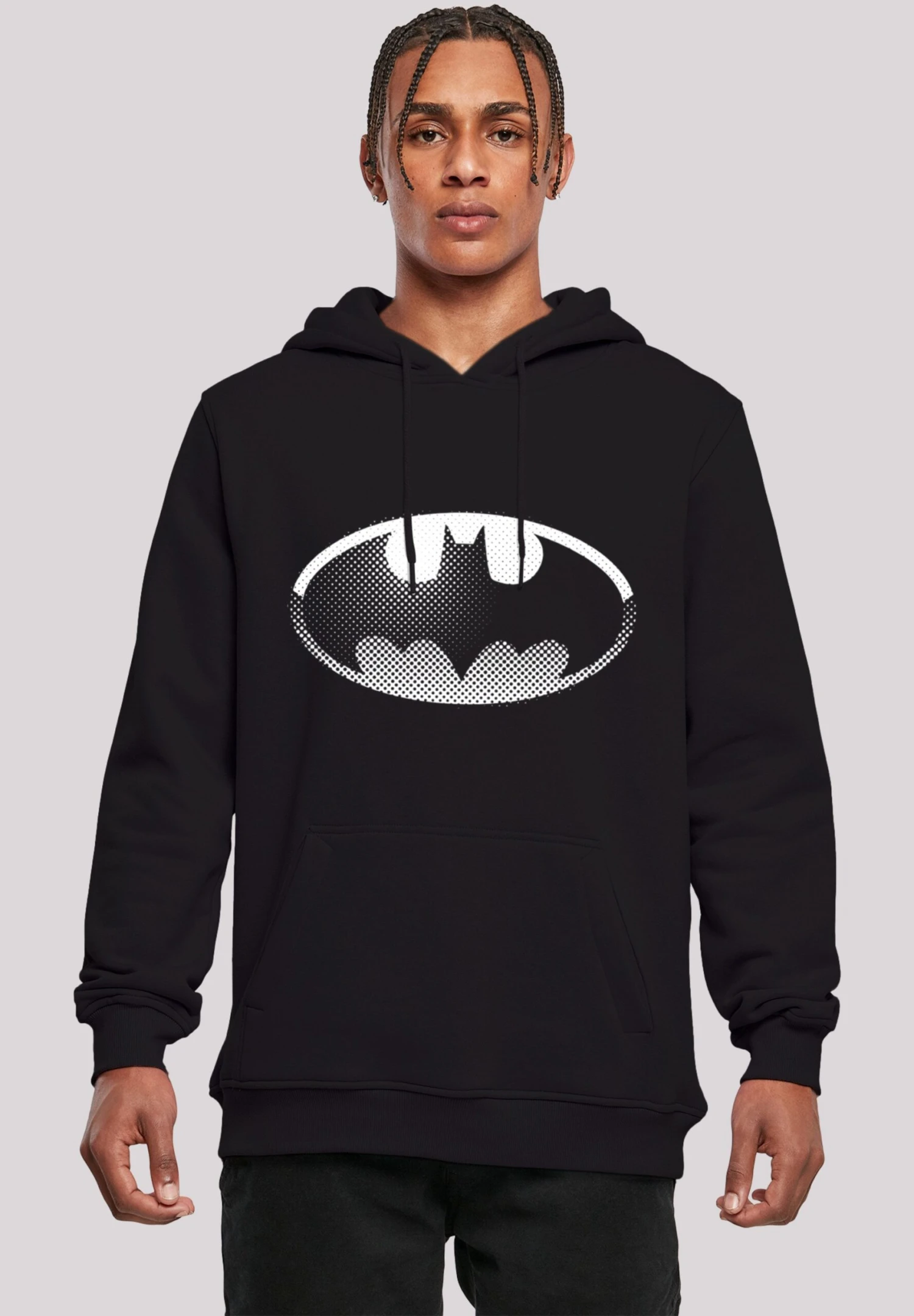 F4NT4STIC Dc Comics Batman Spot Logo - Hoodie - Black 3 F4NT4STIC Dc Comics Batman Spot Logo - Hoodie - Black