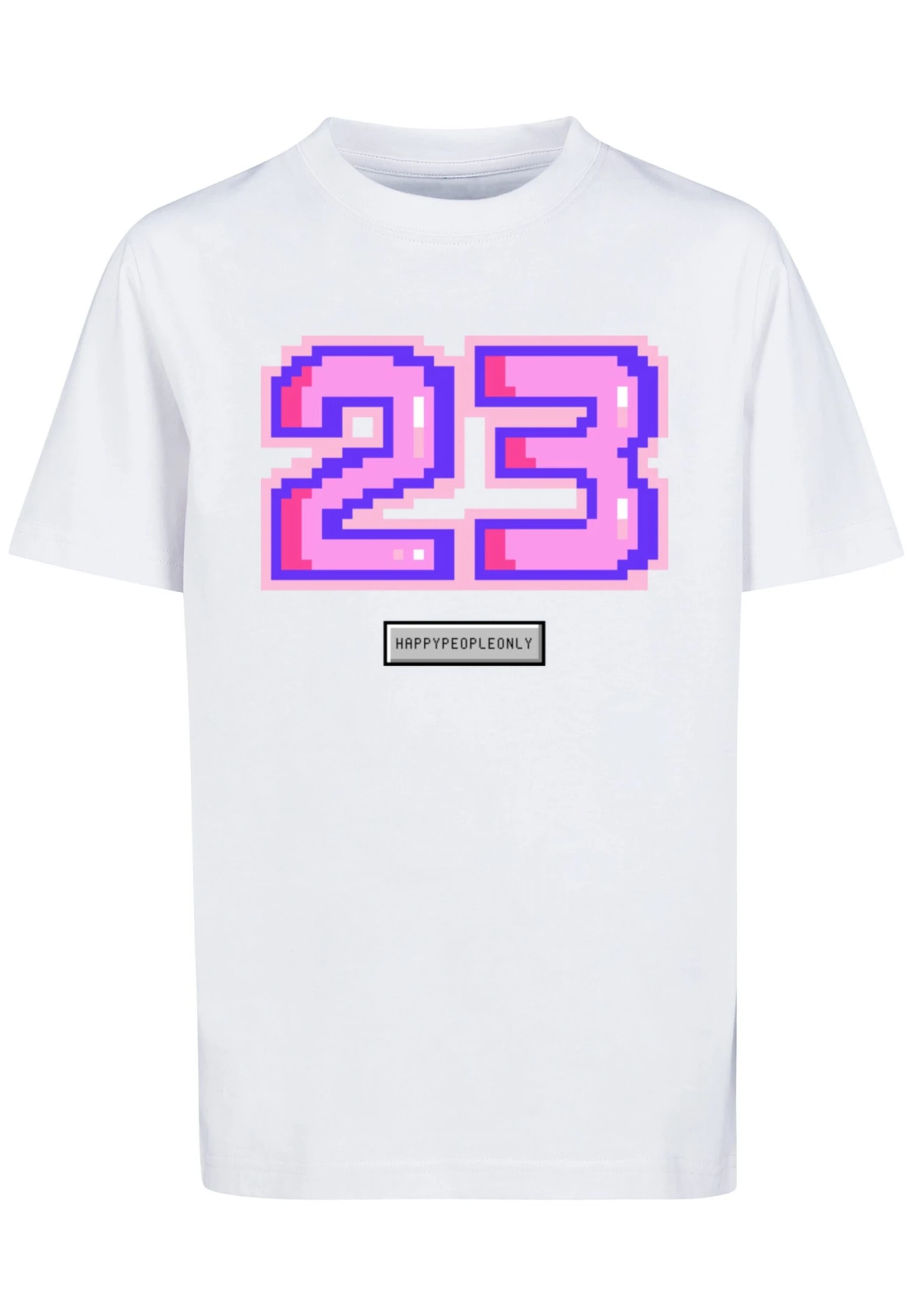 F4NT4STIC Pixel- T-Shirt Print - Weiß 8 F4NT4STIC Pixel- T-Shirt Print - Weiß - Afbeelding 6