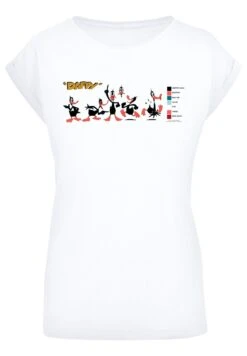 F4NT4STIC Looney Tunes Daffy Duck- T-Shirt Print - White -F4Nt4Stic a24f18983553474cb50631e216e9902a
