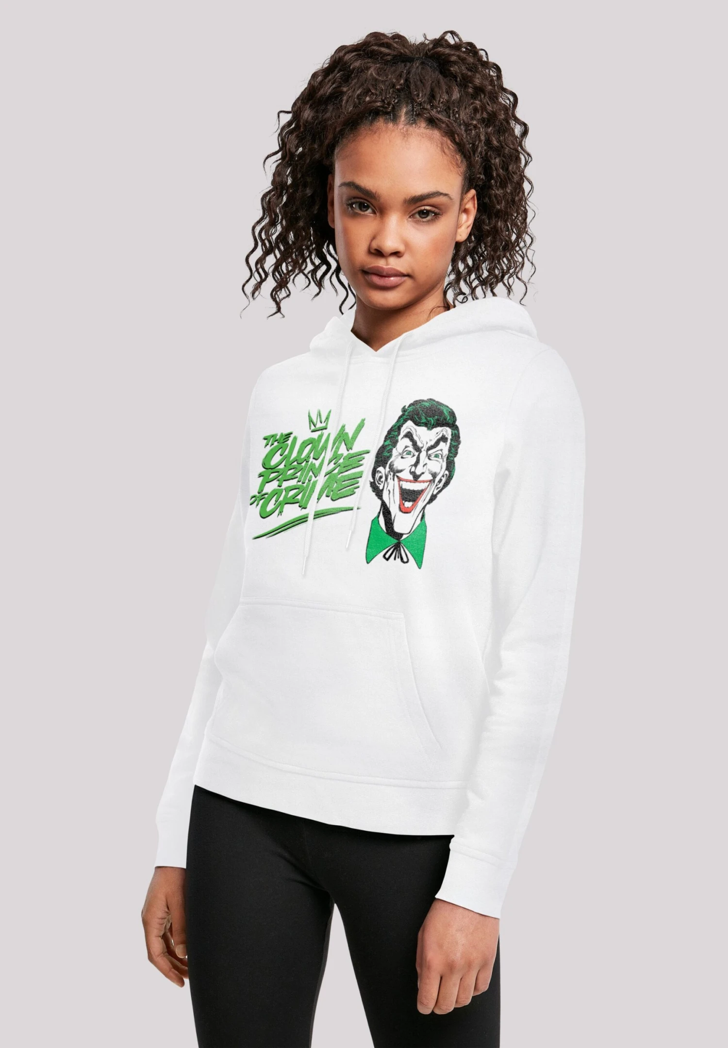 F4NT4STIC Dc Comics Batman Joker Clown Prince Of Crime - Hoodie - White 3 F4NT4STIC Dc Comics Batman Joker Clown Prince Of Crime - Hoodie - White