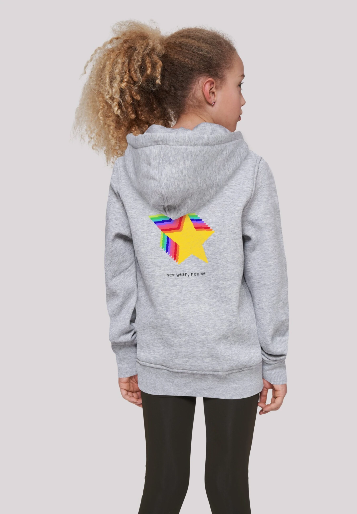 F4NT4STIC Silvester Party Happy Only - Hoodie - Heather Grey 4 F4NT4STIC Silvester Party Happy Only - Hoodie - Heather Grey - Afbeelding 2