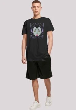 F4NT4STIC Long Cut Disney Maleficent Cropped Head - T-Shirt Print - Black -F4Nt4Stic a56460799a6d4b2a8bb14d0bc8b44e35