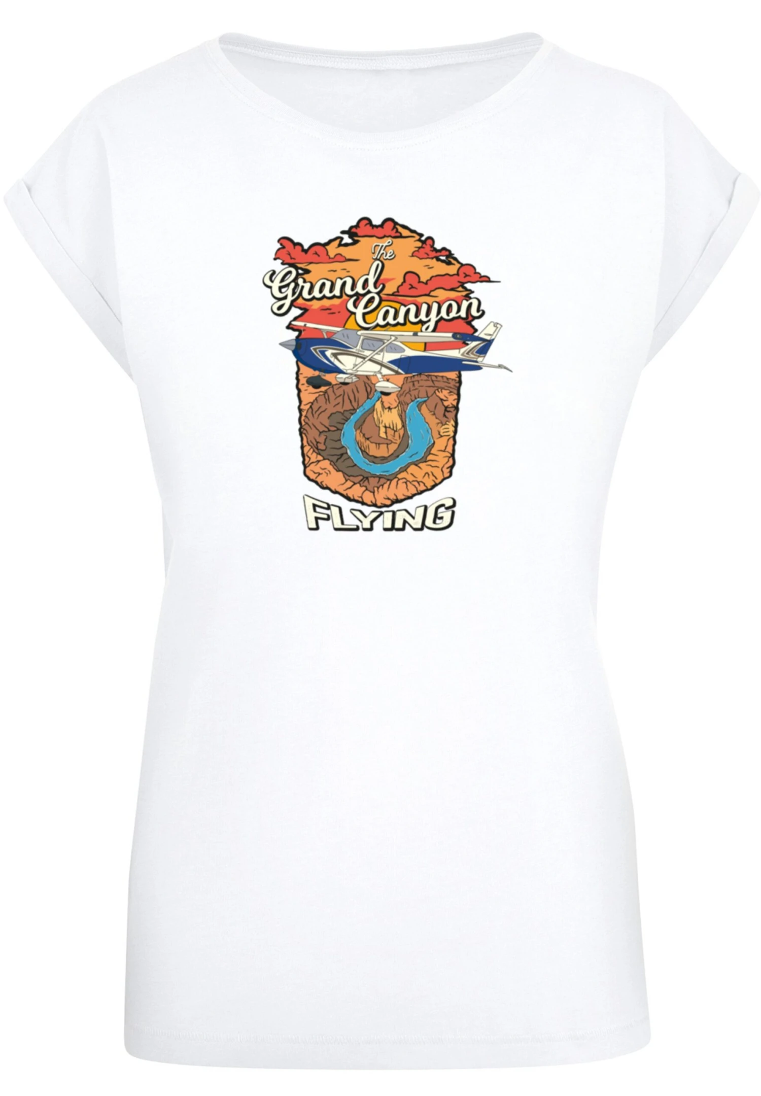 F4NT4STIC Grand Canyon Flying - T-Shirt Print - Weiß 8 F4NT4STIC Grand Canyon Flying - T-Shirt Print - Weiß - Afbeelding 6