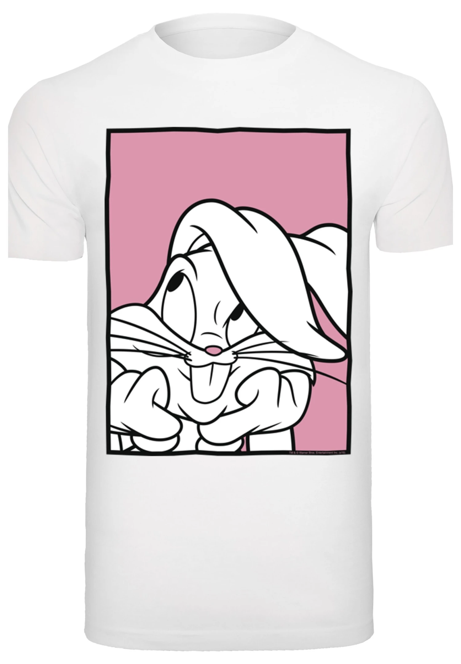 F4NT4STIC Looney Tunes Bugs Bunny Adore - T-Shirt Print - White 8 F4NT4STIC Looney Tunes Bugs Bunny Adore - T-Shirt Print - White - Afbeelding 6
