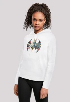 F4NT4STIC Dc Comics Batman Comic Book- Hoodie - White