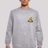 F4NT4STIC Rubber Duck Wizard Crew - Sweater - Heather Grey -F4Nt4Stic a9c3b660de814b43b0402632dade4d54