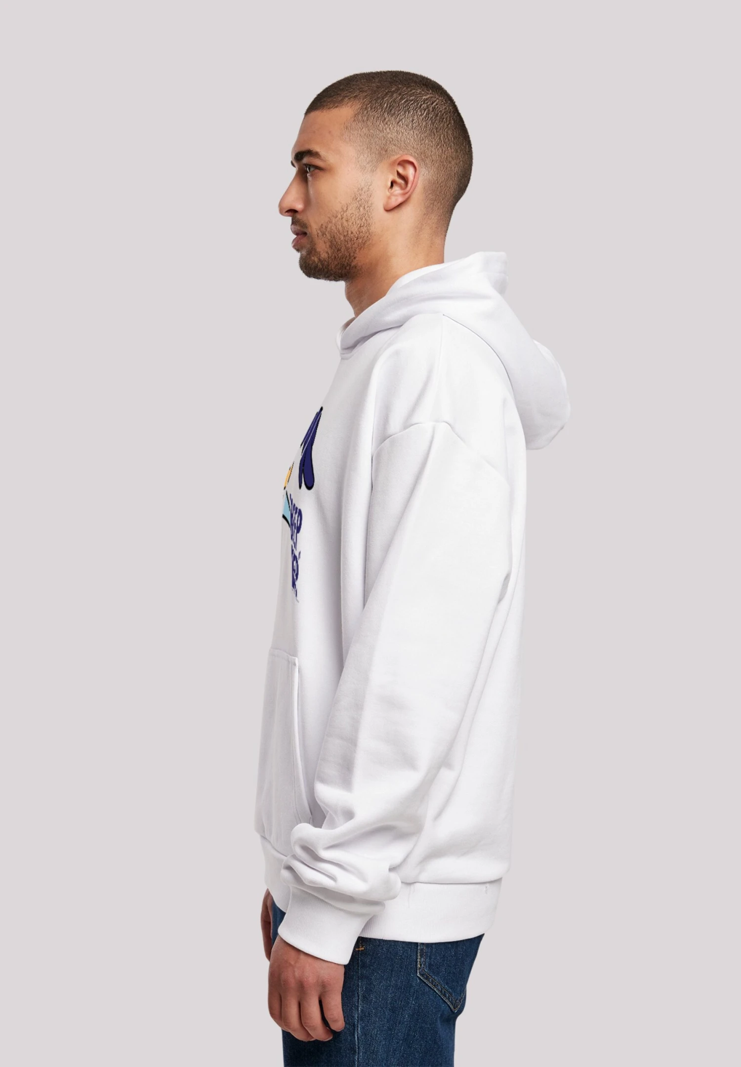 F4NT4STIC Premium Looney Tunes Roadrunner- Hoodie - White 7 F4NT4STIC Premium Looney Tunes Roadrunner- Hoodie - White - Afbeelding 5