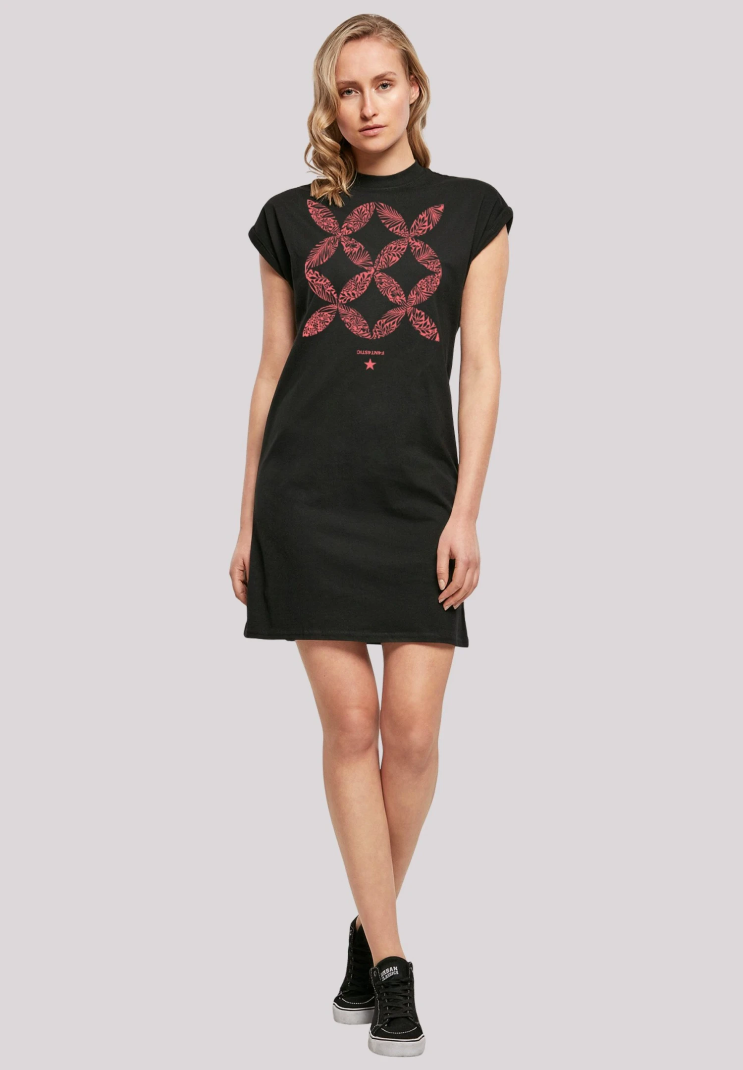 F4NT4STIC Coral- Jerseyjurk - Schwarz 4 F4NT4STIC Coral- Jerseyjurk - Schwarz - Afbeelding 2