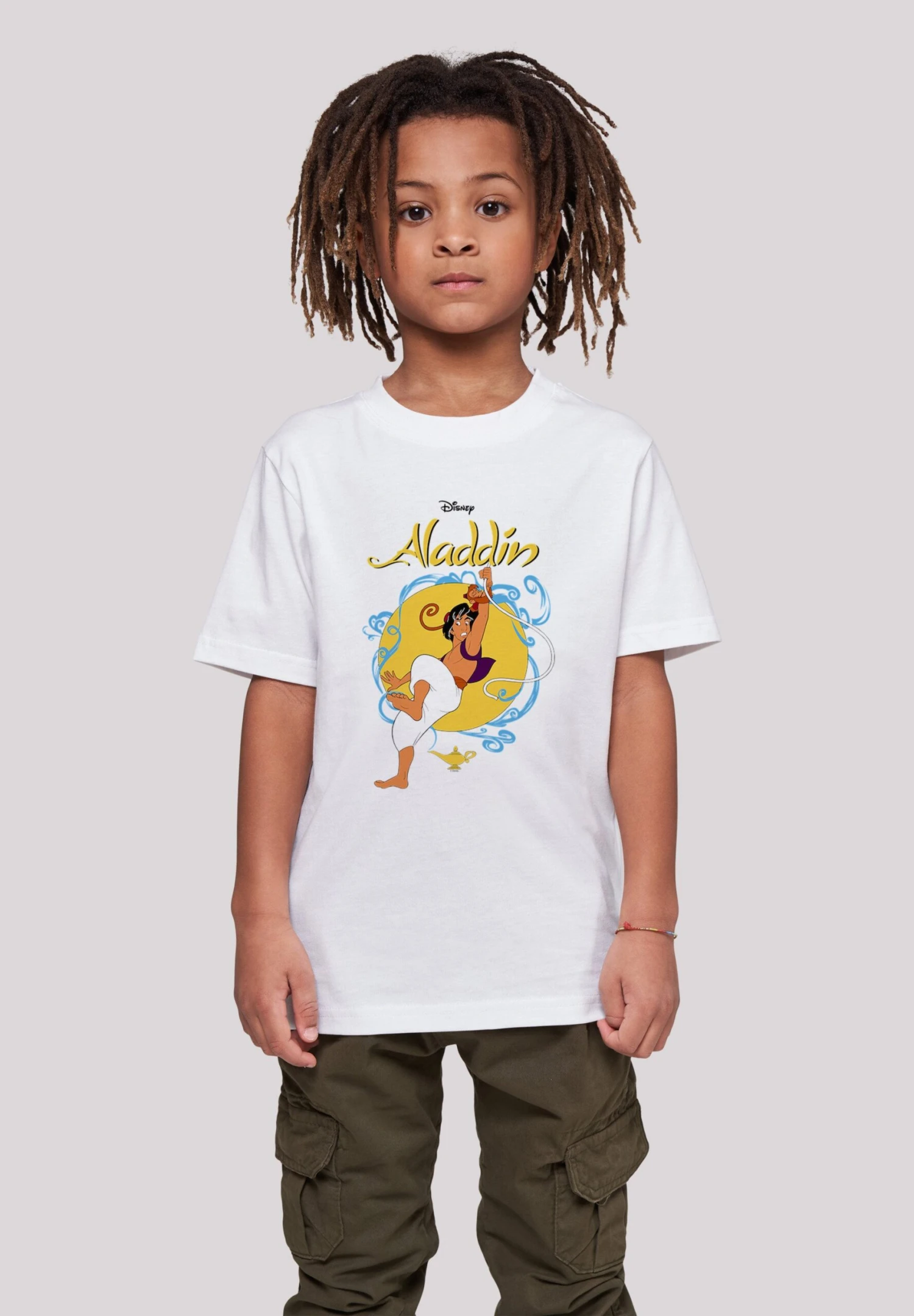 F4NT4STIC Disney Aladdin Rope Swing - T-Shirt Print - White 4 F4NT4STIC Disney Aladdin Rope Swing - T-Shirt Print - White - Afbeelding 2