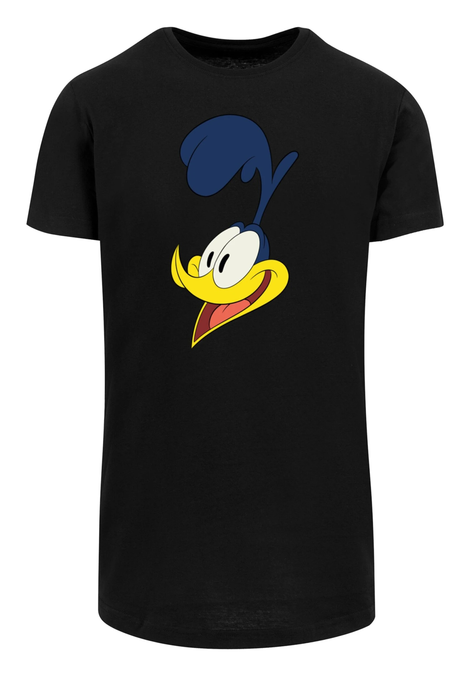F4NT4STIC Looney Tunes Road Runner Face - T-Shirt Print - Black 8 F4NT4STIC Looney Tunes Road Runner Face - T-Shirt Print - Black - Afbeelding 6