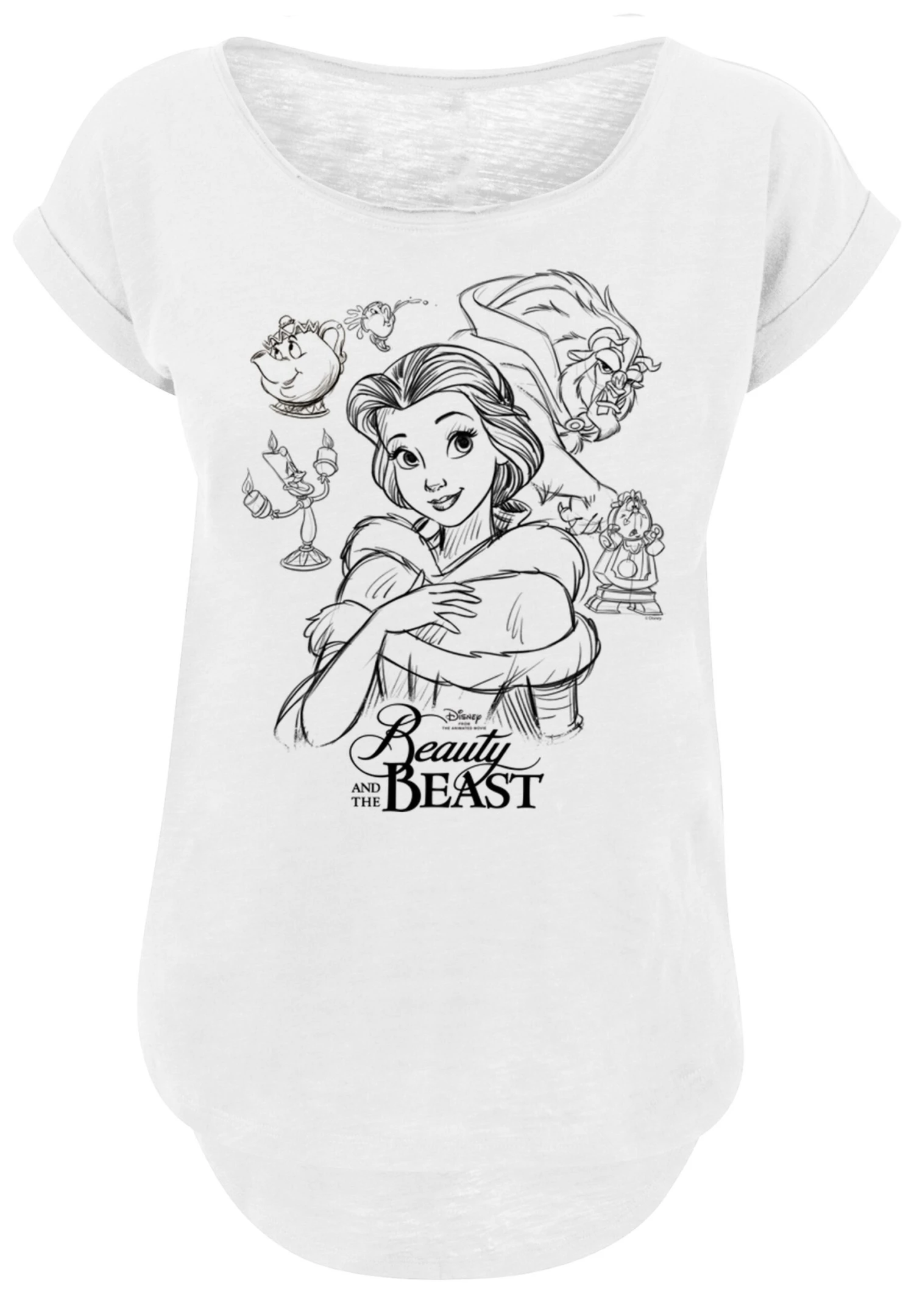 F4NT4STIC T-Shirt Print - White 8 F4NT4STIC T-Shirt Print - White - Afbeelding 6