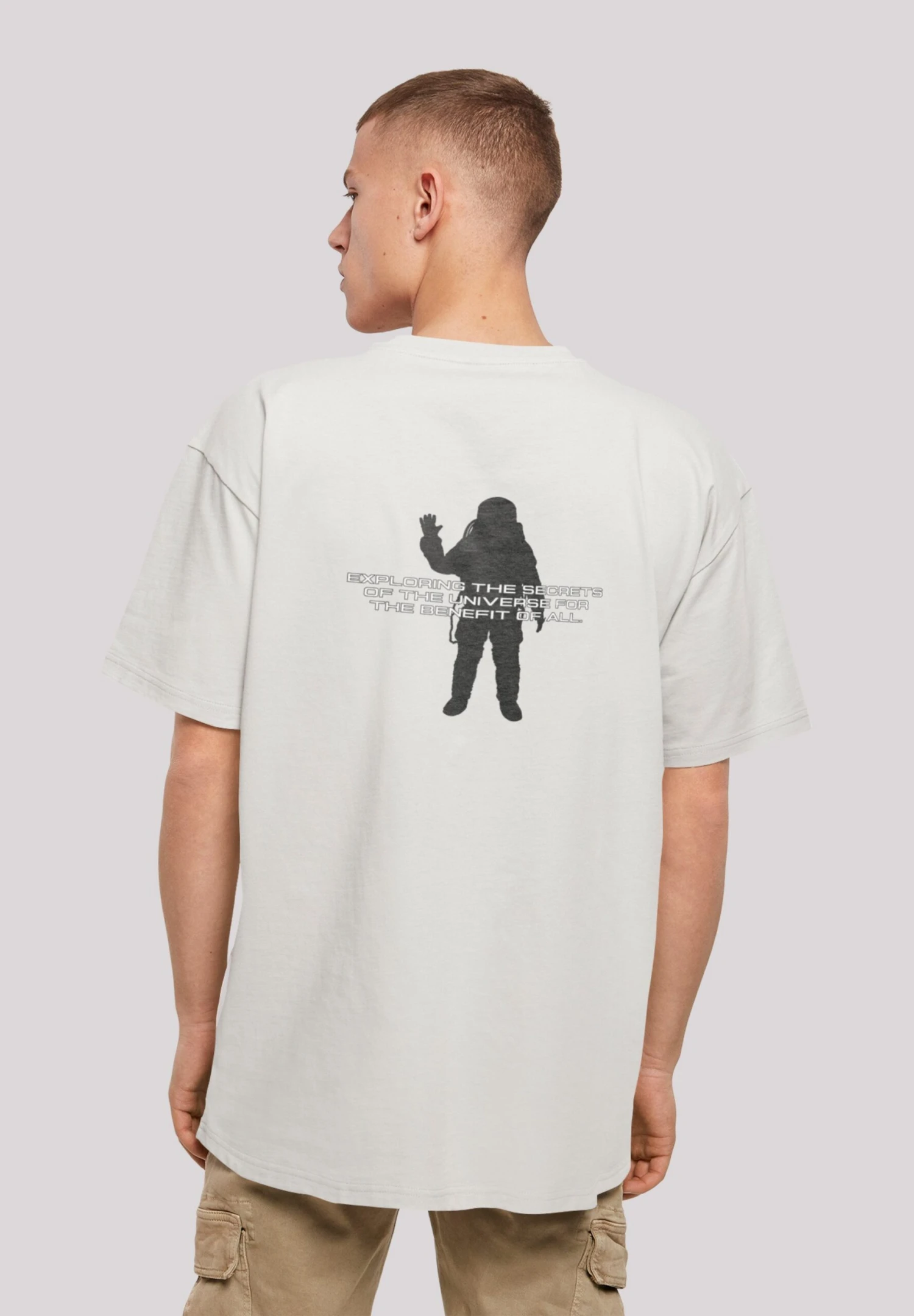 F4NT4STIC Nasa Logo Meatball Phiber Metaverse Fashion - T-Shirt Print - Lightasphalt 5 F4NT4STIC Nasa Logo Meatball Phiber Metaverse Fashion - T-Shirt Print - Lightasphalt - Afbeelding 3