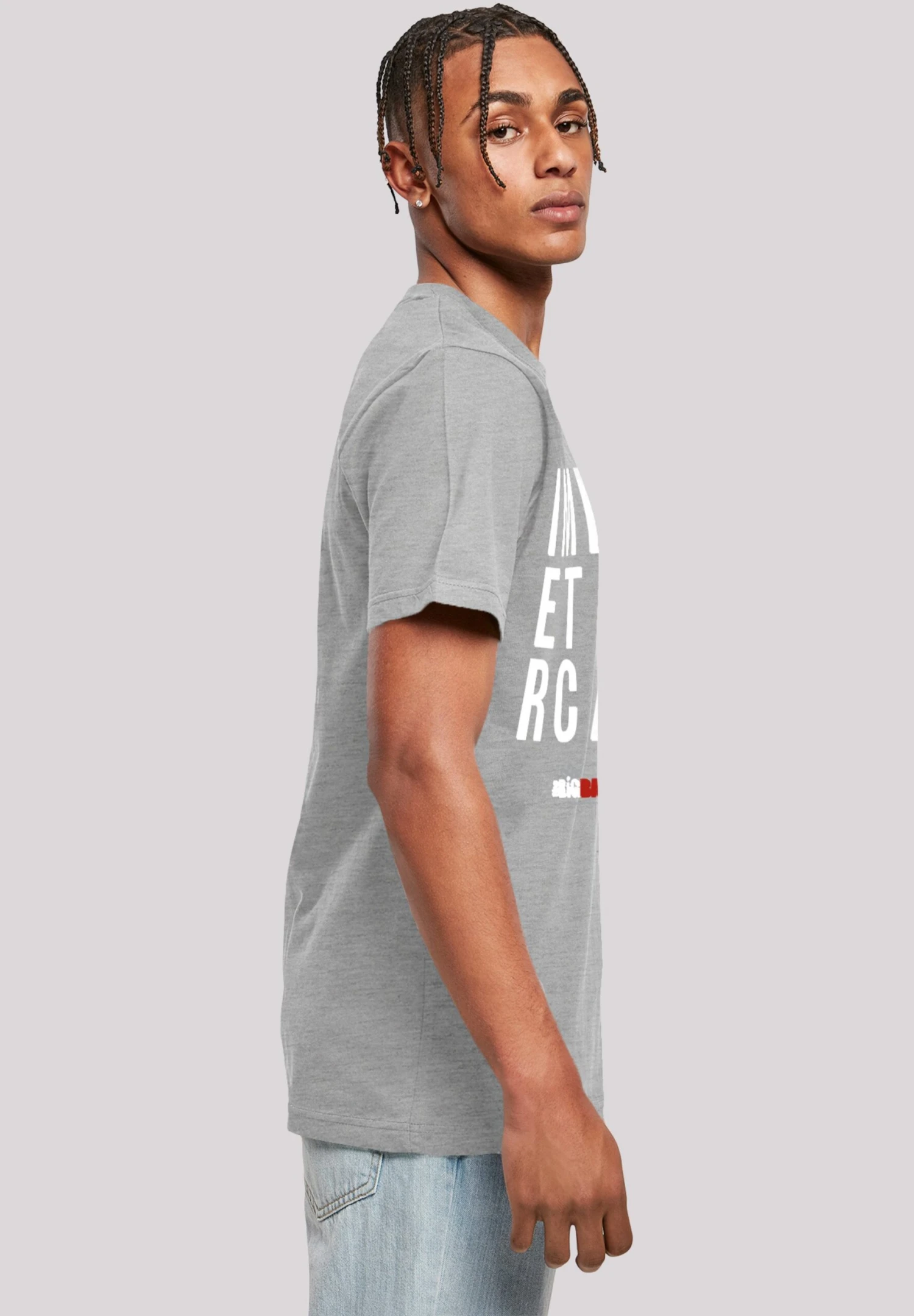 F4NT4STIC Big Bang Theory Tv Serie Immune To Sarcasm - T-Shirt Print - Heather Grey 6 F4NT4STIC Big Bang Theory Tv Serie Immune To Sarcasm - T-Shirt Print - Heather Grey - Afbeelding 4