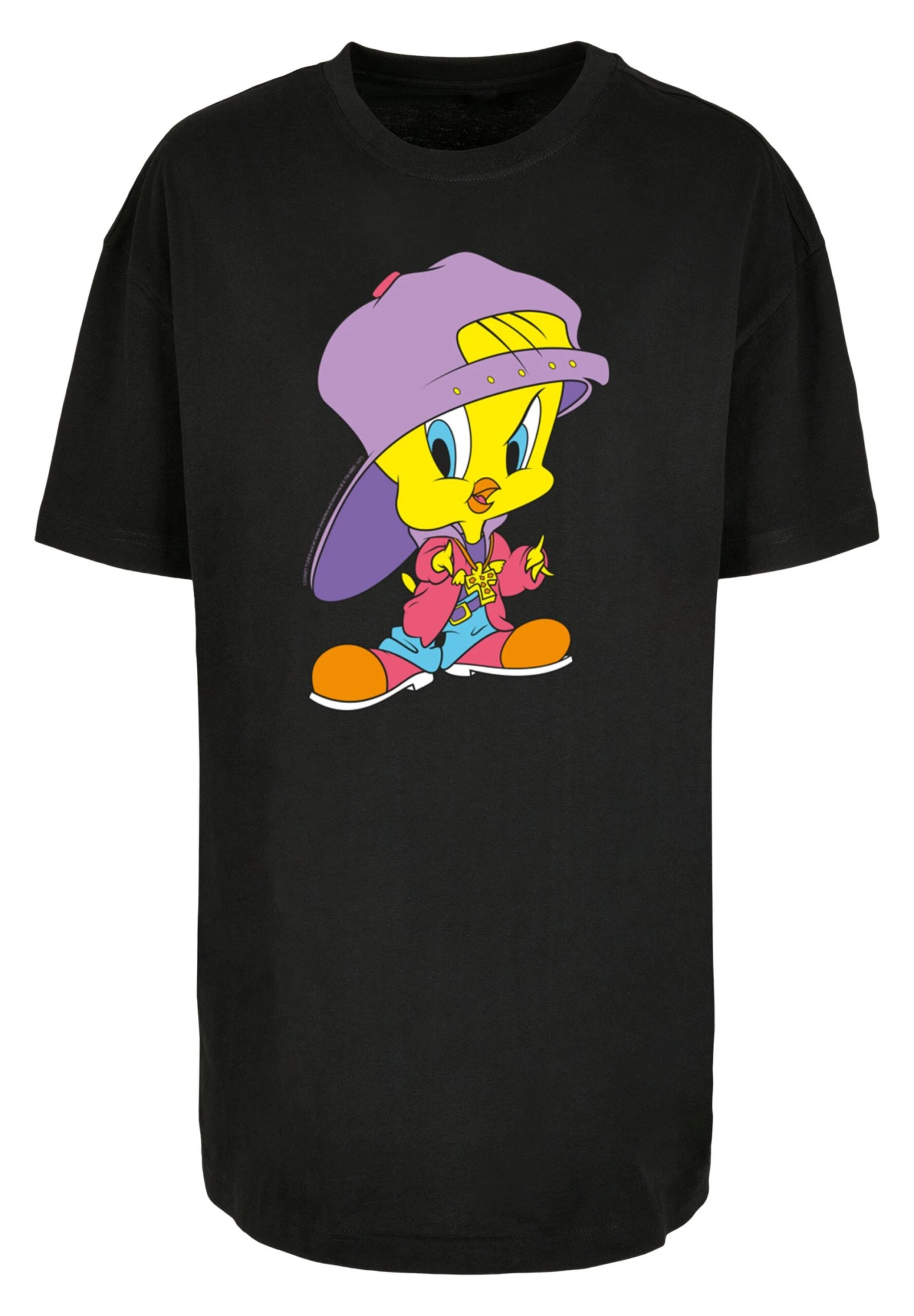 F4NT4STIC Looney Tunes Trickfilm Serie Cartoon Tweety Pie Hip Hop - T-Shirt Print - Black 8 F4NT4STIC Looney Tunes Trickfilm Serie Cartoon Tweety Pie Hip Hop - T-Shirt Print - Black - Afbeelding 6