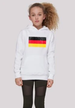 F4NT4STIC Germany Deutschland Flagge Distressed - Hoodie - Weiß -F4Nt4Stic b008941032f84af6a888f312df741937