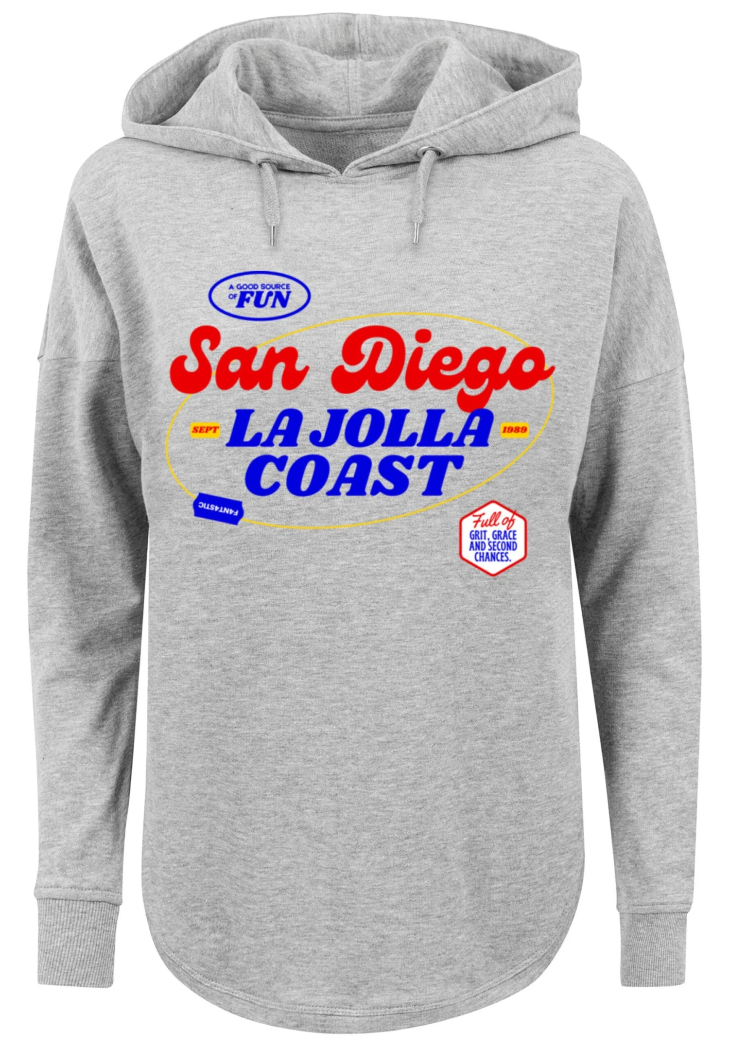 F4NT4STIC San Diego Oversize Hoodie - Hoodie - Grey 8 F4NT4STIC San Diego Oversize Hoodie - Hoodie - Grey - Afbeelding 6