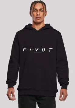 F4NT4STIC Friends Tv Serie Pivot Logo - Hoodie - Black