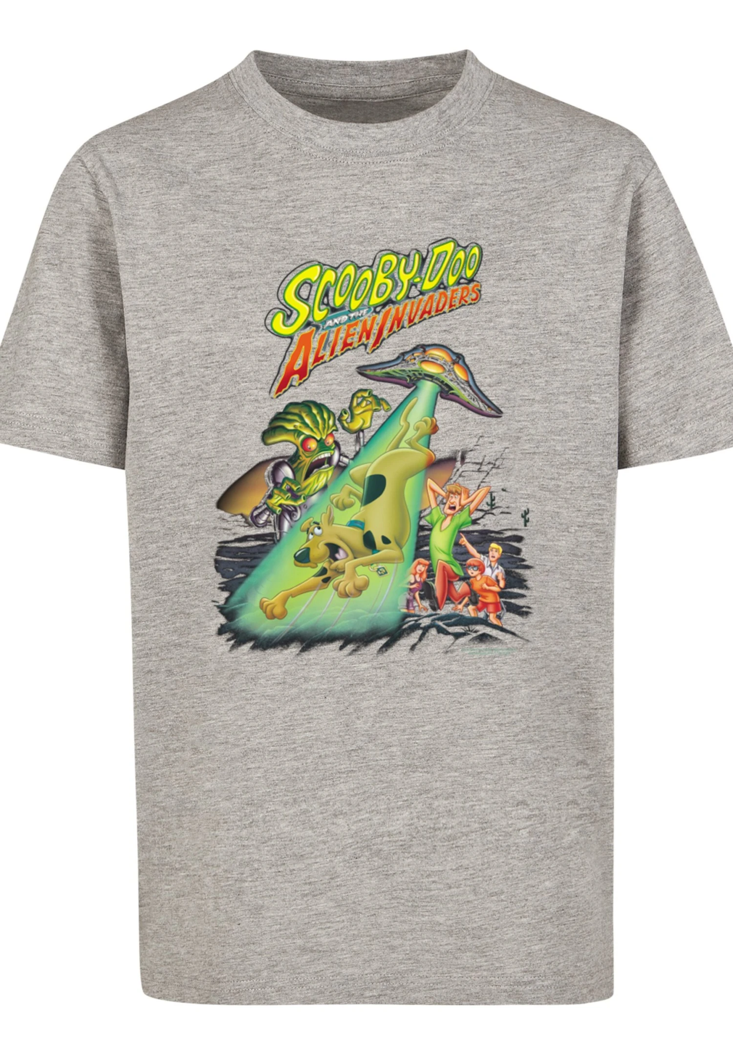 F4NT4STIC Scooby Doo And The Alien Invaders - T-Shirt Print - Heather Grey 8 F4NT4STIC Scooby Doo And The Alien Invaders - T-Shirt Print - Heather Grey - Afbeelding 6