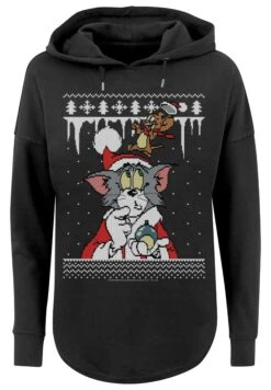 F4NT4STIC Tom Und Jerry Christmas Weihnachten Fair Isle - Hoodie - Black -F4Nt4Stic b31f3882724a4caab3170310f4e16ca2