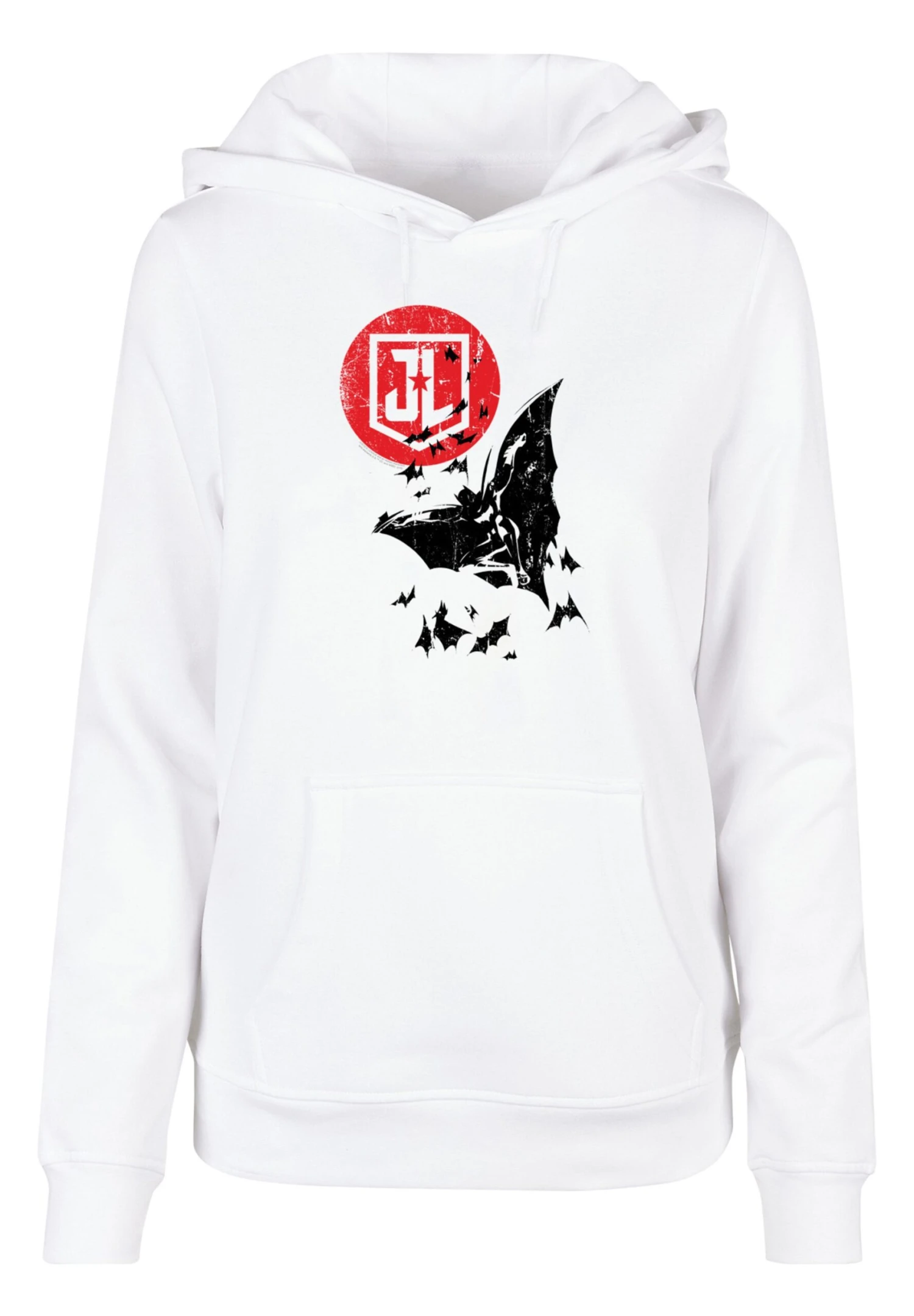 F4NT4STIC Dc Comics Justice League Movie Batman Moon Leap - Hoodie - White 8 F4NT4STIC Dc Comics Justice League Movie Batman Moon Leap - Hoodie - White - Afbeelding 6