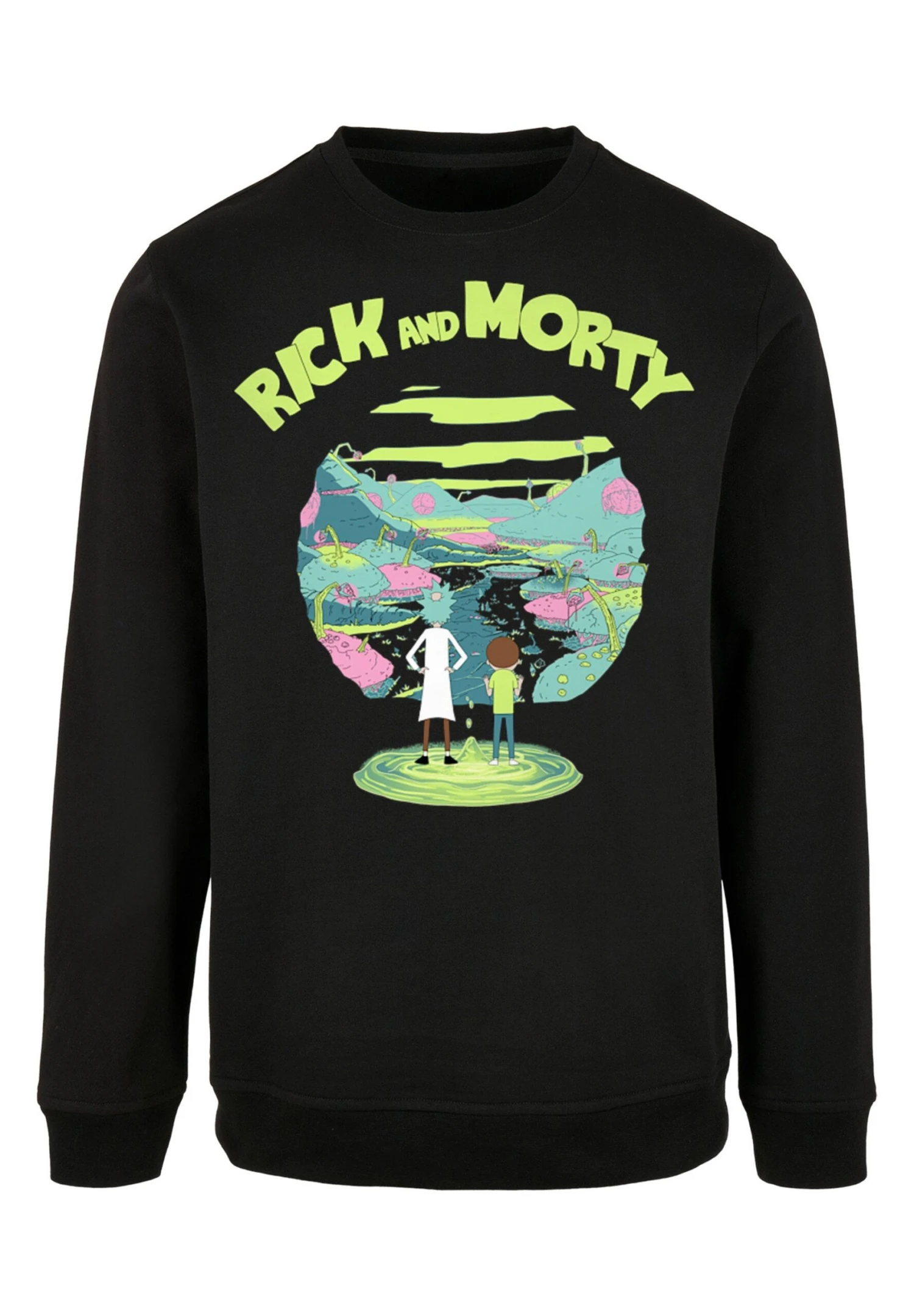 F4NT4STIC Rick Und Morty - Sweater - Black 8 F4NT4STIC Rick Und Morty - Sweater - Black - Afbeelding 6