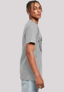 F4NT4STIC Harry Potter Werewolf Line Art - T-Shirt Print - Heather Grey -F4Nt4Stic b41ce37653f04187ac4b62c8e95582ae