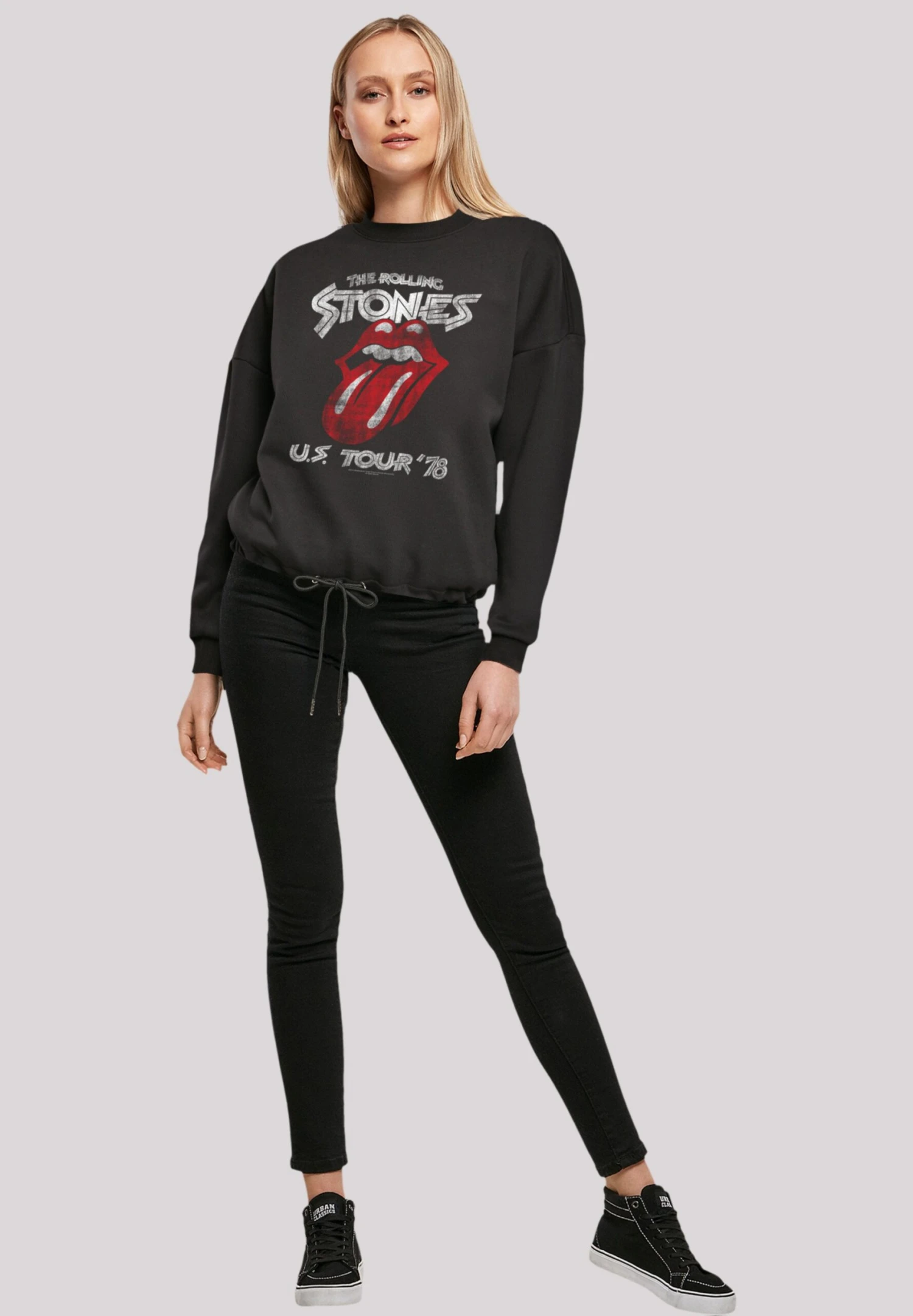 F4NT4STIC The Rolling Stones Us Tour '78 - Sweater - Schwarz 4 F4NT4STIC The Rolling Stones Us Tour '78 - Sweater - Schwarz - Afbeelding 2