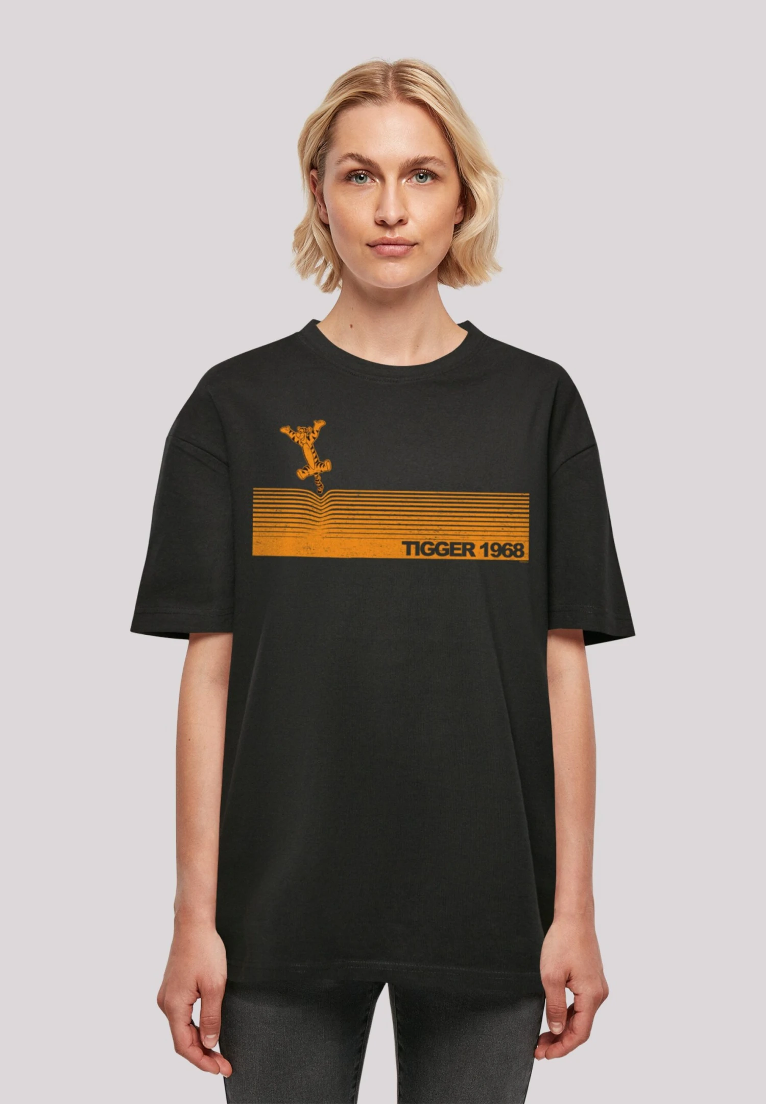 F4NT4STIC Disney Winnie The Pooh Tigger- T-Shirt Print - Black 4 F4NT4STIC Disney Winnie The Pooh Tigger- T-Shirt Print - Black - Afbeelding 2