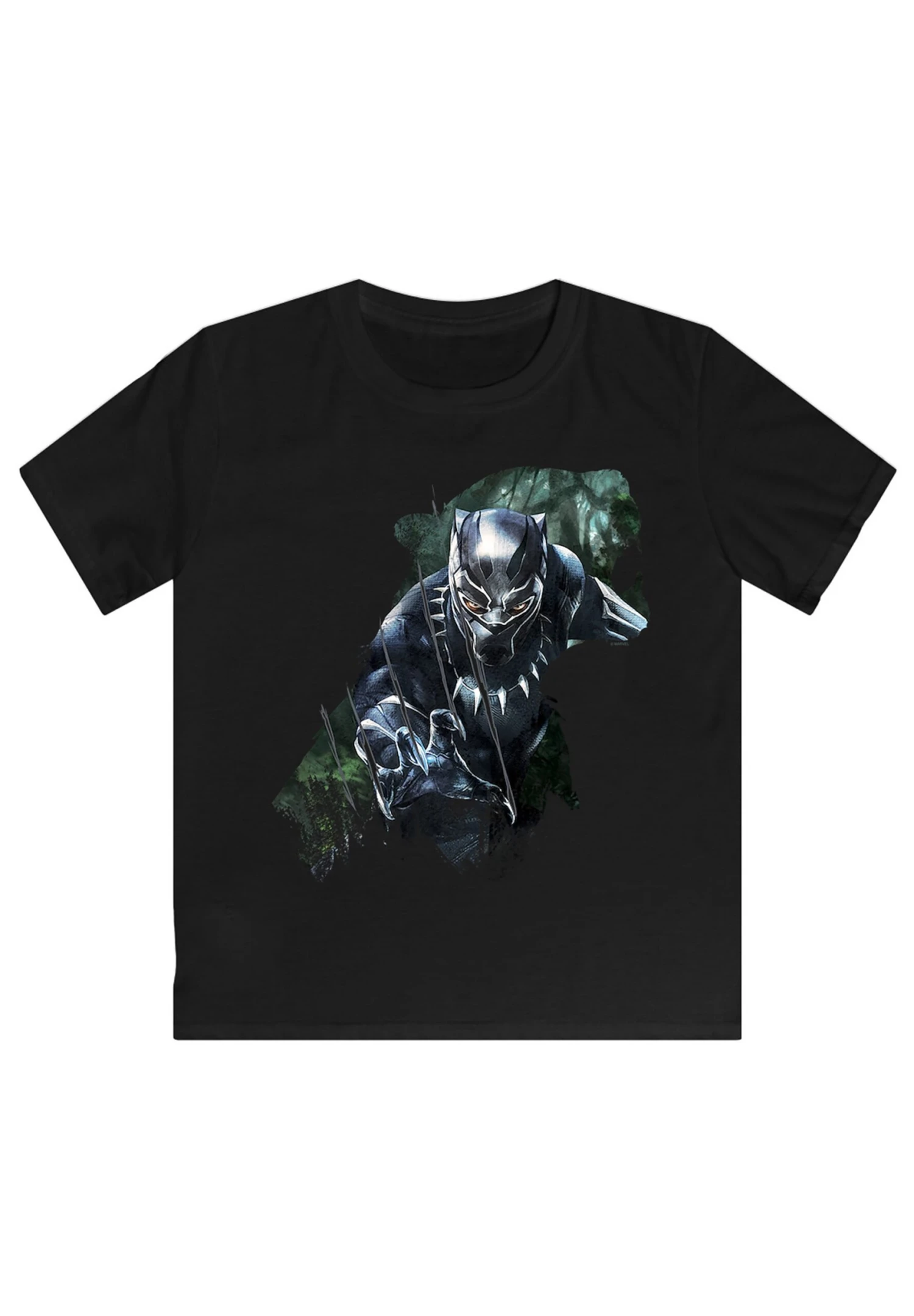 F4NT4STIC Marvel Black Panther Wild - Premium Superhelden Iron Captain - T-Shirt Print - Black 4 F4NT4STIC Marvel Black Panther Wild - Premium Superhelden Iron Captain - T-Shirt Print - Black - Afbeelding 2