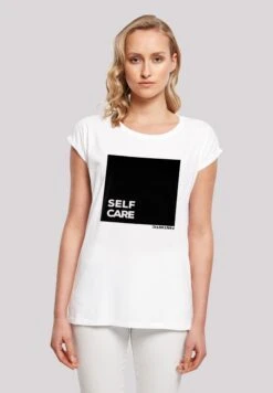 F4NT4STIC Self Care Short Sleeve - T-Shirt Print - Weiß