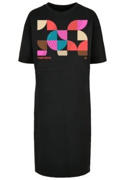 F4NT4STIC Muster Bunt Abstrakt- Jerseyjurk - Schwarz -F4Nt4Stic b6910d81fe1744bda83b60b5c8d35667