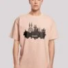F4NT4STIC Cities Collection - Munich Skyline - T-Shirt Print - Amber