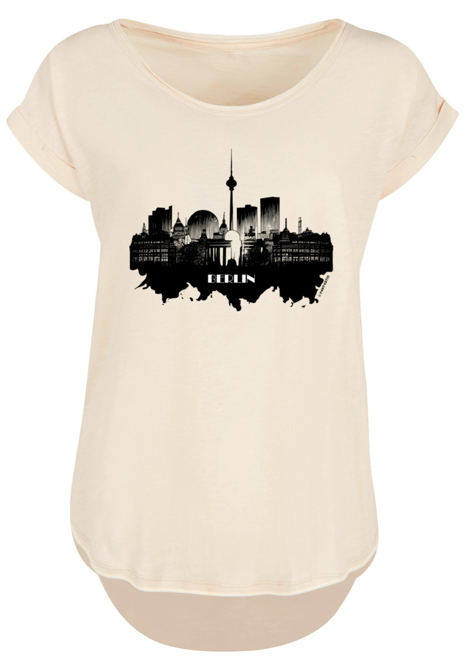 F4NT4STIC Cities Collection - Berlin Skyline - T-Shirt Print - Whitesand 8 F4NT4STIC Cities Collection - Berlin Skyline - T-Shirt Print - Whitesand - Afbeelding 6