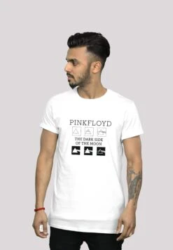 F4NT4STIC Pink Floyd PyramidsPremium Rock Metal Musik Band Fan Merch - T-Shirt Print - White
