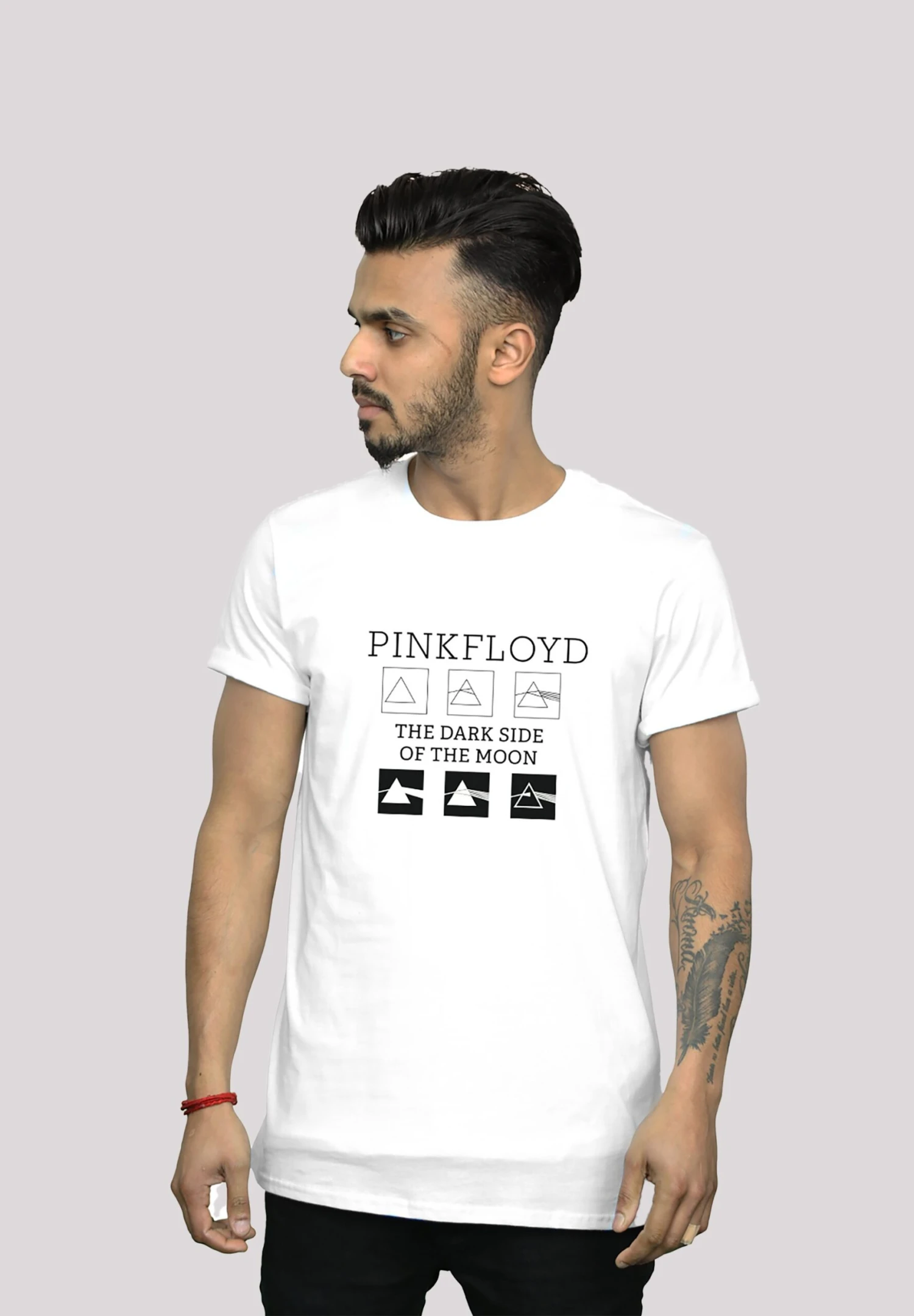 F4NT4STIC Pink Floyd PyramidsPremium Rock Metal Musik Band Fan Merch - T-Shirt Print - White 3 F4NT4STIC Pink Floyd PyramidsPremium Rock Metal Musik Band Fan Merch - T-Shirt Print - White