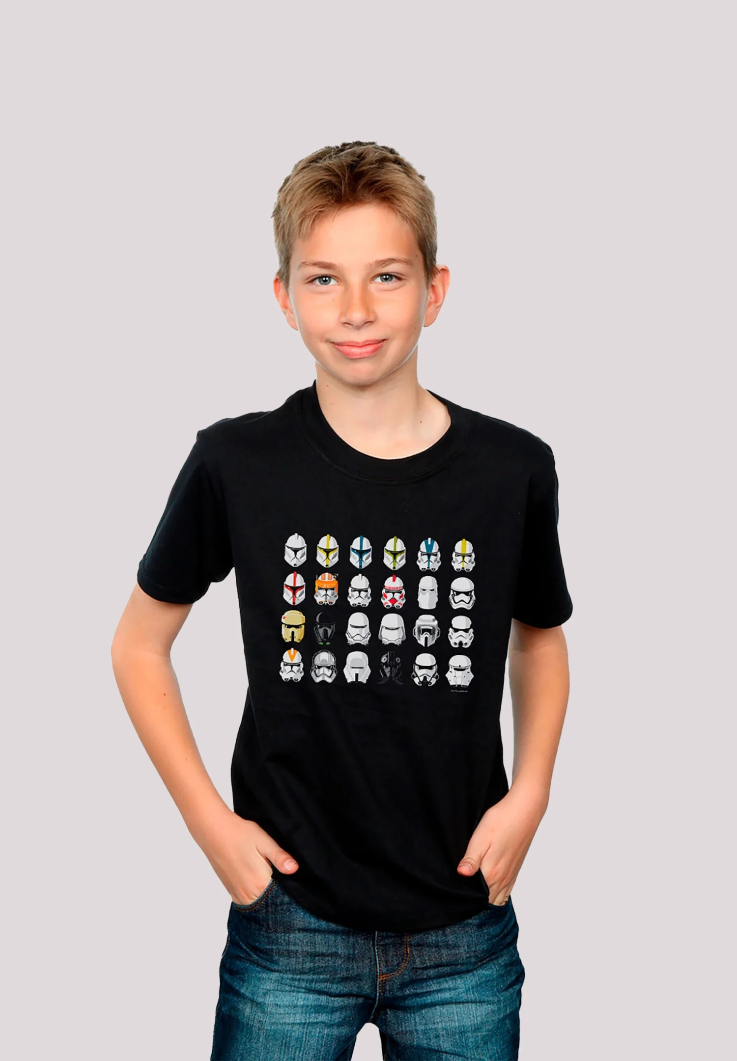 F4NT4STIC Star Wars Stormtrooper Piloten Helme - Krieg Der Sterne- T-Shirt Print - Black 3 F4NT4STIC Star Wars Stormtrooper Piloten Helme - Krieg Der Sterne- T-Shirt Print - Black