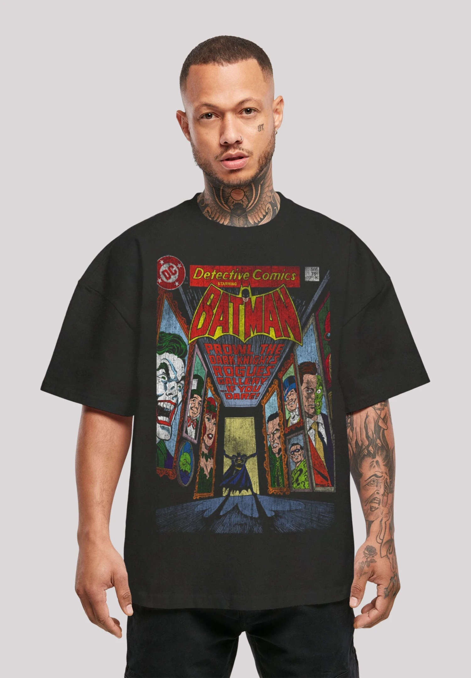 F4NT4STIC Batman Superheld Comic Rogues Gallery Cover - T-Shirt Print - Black 3 F4NT4STIC Batman Superheld Comic Rogues Gallery Cover - T-Shirt Print - Black