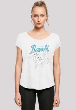 F4NT4STIC Bambi Great Love Story - T-Shirt Print - White